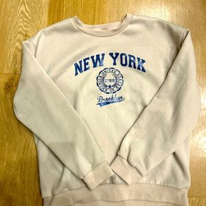 New York crew neck, unknown band, size XL